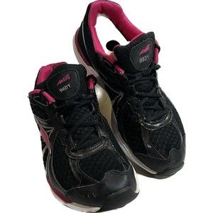 Avia  Women’s Black Pink Shock Bound Heel Ladies Sneakers Shoe Size 9 CrossFit